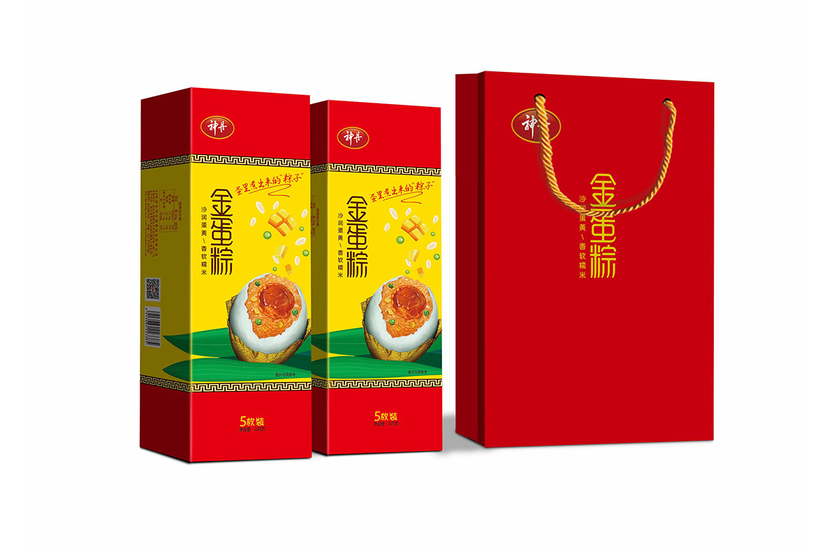 5枚金蛋粽小(xiǎo)條盒